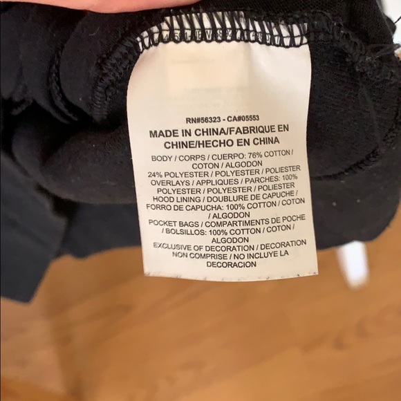 Nike Black Hoodie with Arm Detail & Pockets - Picture 6 of 7